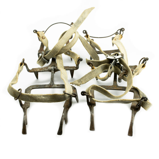 🧗♂️ Exploring the Evolution of Metal Crampons in Climbing Gear History at VintageClimbing.com! 🏔️