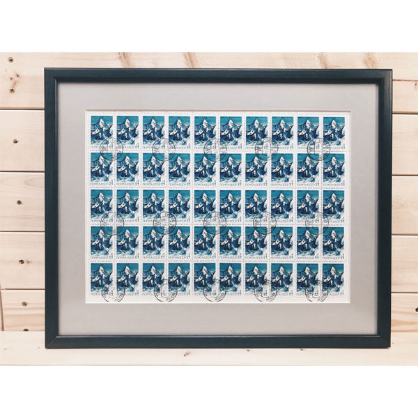 Framed Post Stamps  Khan Tengri 1964 