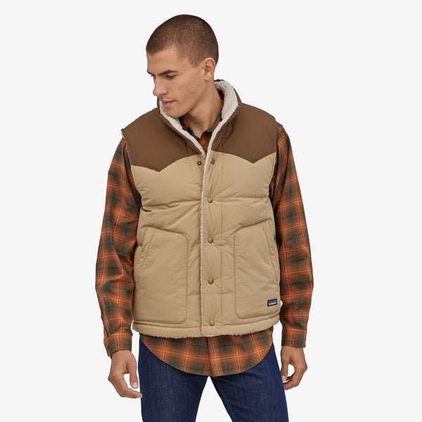 Men's Reversible Bivy Down Vest - VintageClimbing.com