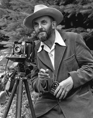 Ansel Adams with Camera