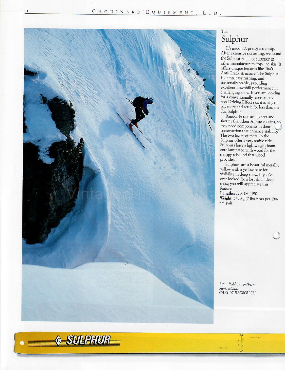 Equipment for Alpinists Winter 1987