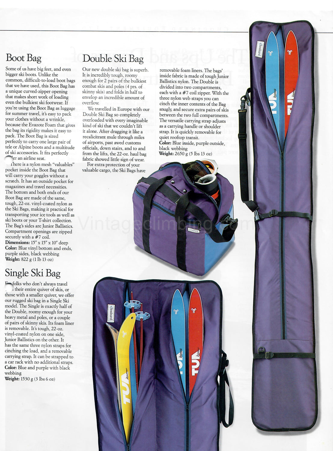 Equipment for Alpinists Winter 1987